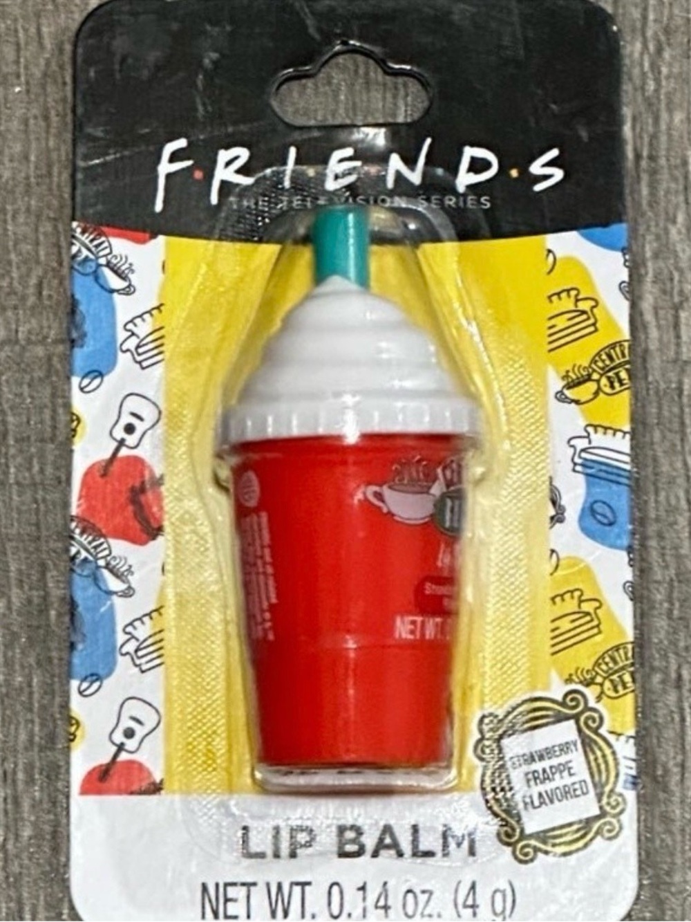💞 New Friends TV Show Strawberry Frappe Lip Balm